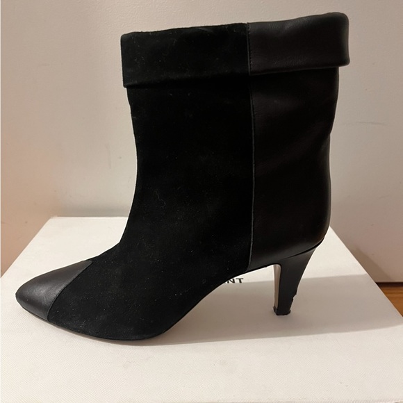 ISABEL MARANT Black Leather and Suede Ankle Boots Size 37/6.5 - Picture 3 of 11